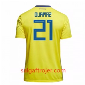 Sverige Fodboldtrøjer Durmaz 21 Hjemmebanesæt VM 2018